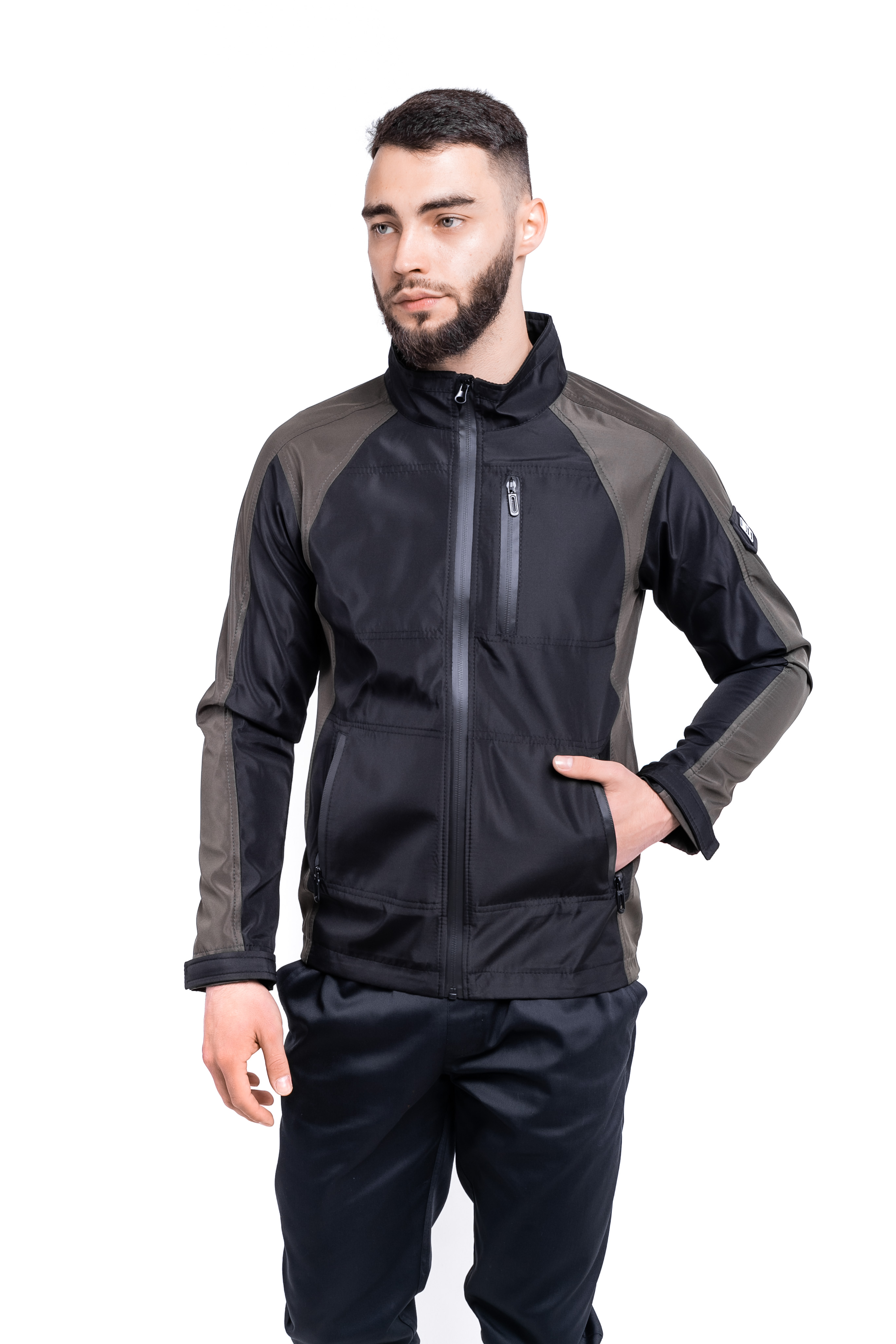 Куртка Intruder Softshell Lite iForce М Черный из хаки (1589542282/1)