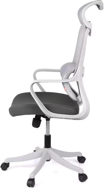 Крісло комп'ютерне з високою спинкою поворотне АКЛАС Доріан GR Tilt Сірий (00143997) - фото 3 Крісло комп'ютерне з високою спинкою поворотне АКЛАС Доріан GR Tilt Сірий (00143997) - фото 3