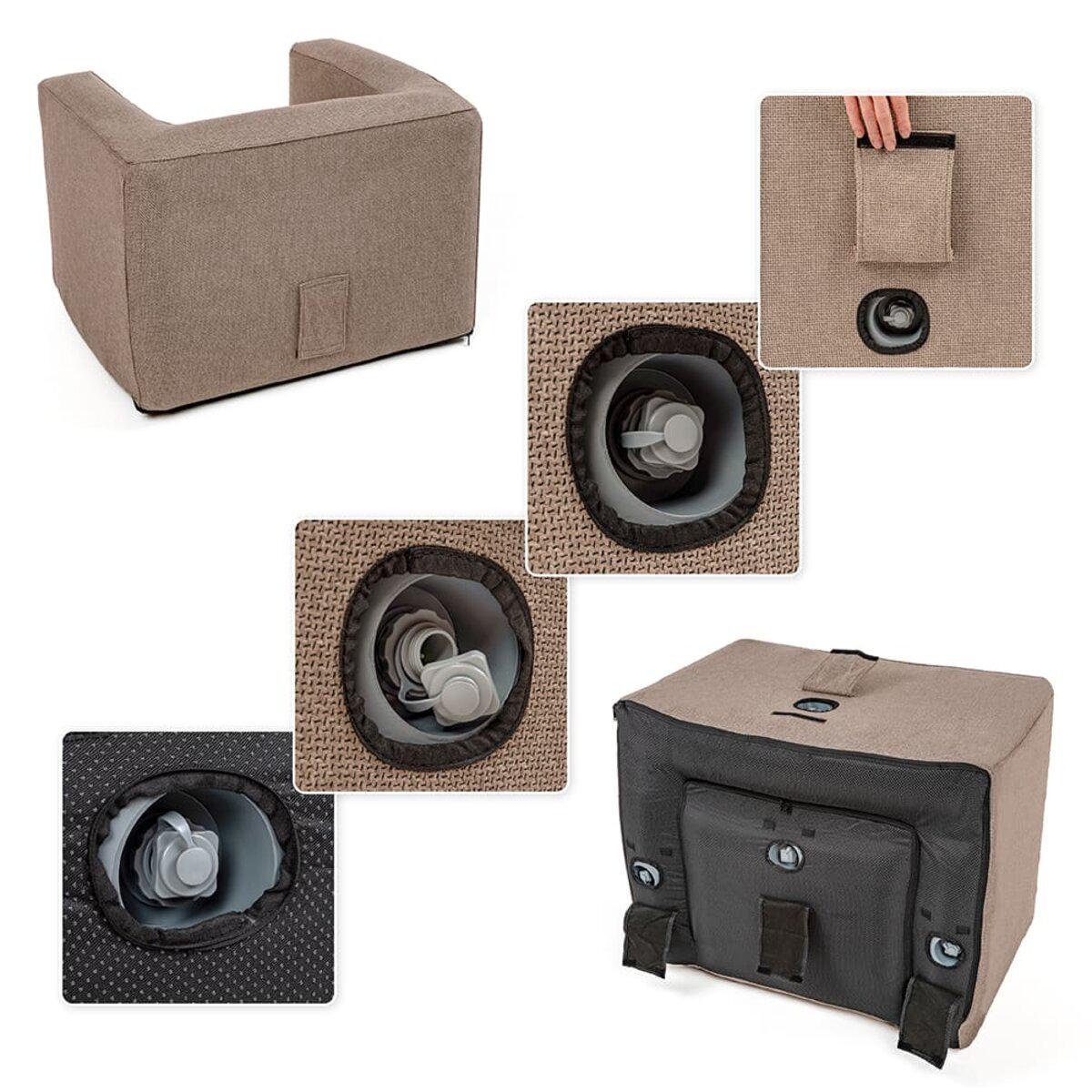 Надувное кресло Коричневый (SW-00002291) - фото 4