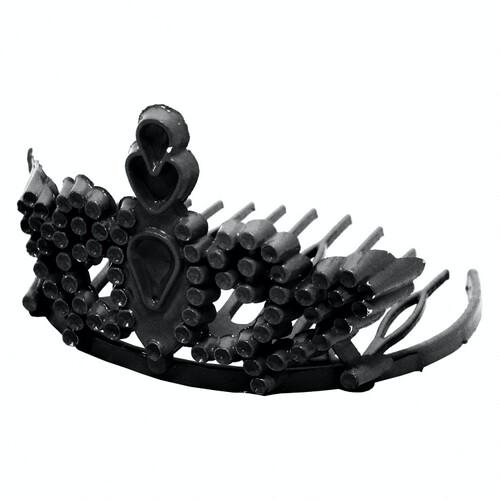 Корона диадема Юнная принцесса Seta Decor 16-240BLK