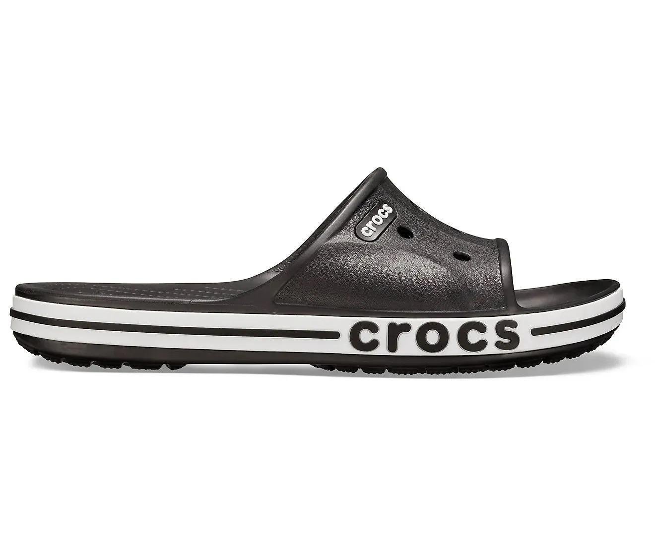 Шлепанцы Crocs Bayaband Slide M8W10 р. 41/42 26 см Black/White (2053924)