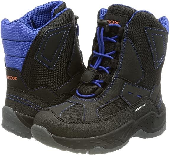 Ботинки зимние Geox Sentiero р. EUR 34 Black/Royal (7425775)