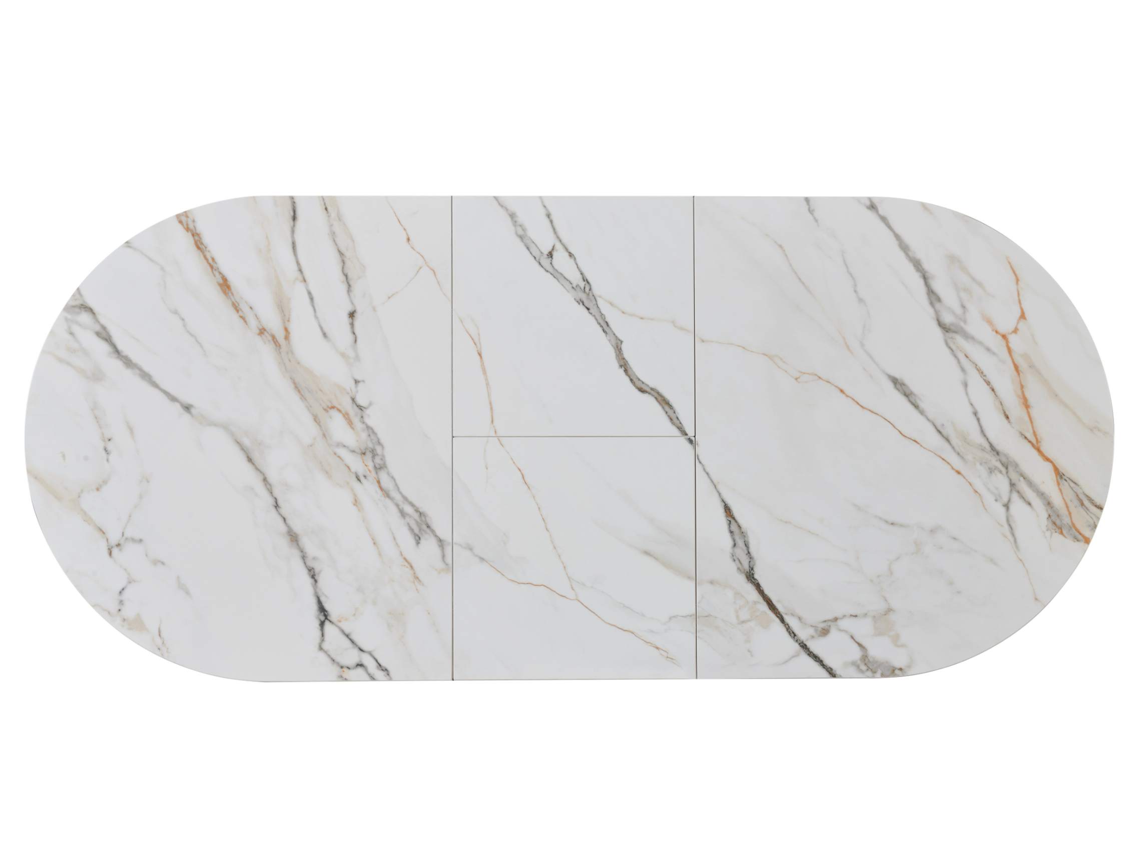 Обідній стіл розсувний Vetro Mebel Верона 1400/1800х800x760 мм Калакатта голд/Чорний (TМL-1200) - фото 4 Обідній стіл розсувний Vetro Mebel Верона 1400/1800х800x760 мм Калакатта голд/Чорний (TМL-1200) - фото 4