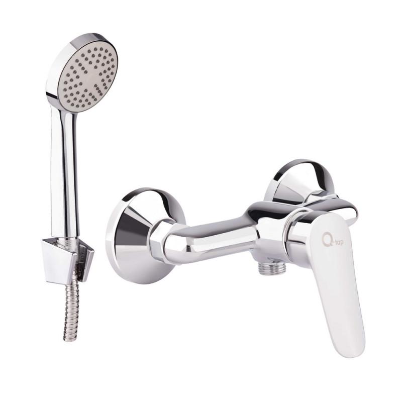 Смеситель для душа настенный Q-TAP Loft CRM 010 QTLFTCRM010 с душевым набором (55412)