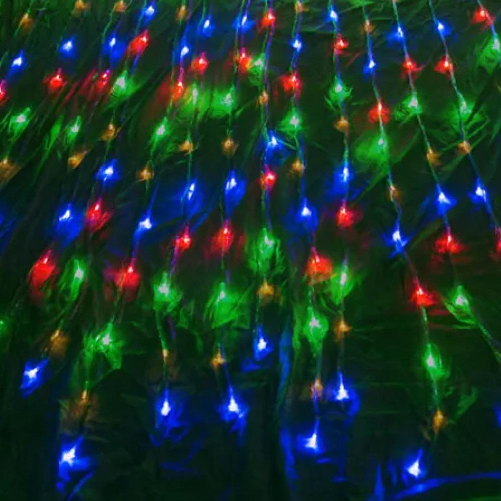 Гирлянда водопад светодиодная 200 LED 2x2 м 8 режимов 220В IP54 Мультиколор - фото 6 Гирлянда водопад светодиодная 200 LED 2x2 м 8 режимов 220В IP54 Мультиколор - фото 6