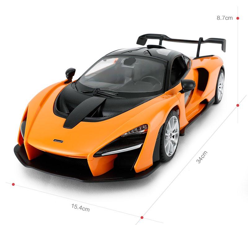 Машинка на радиоуправлении Rastar McLaren Senna 1:14 Оранжевый (454.00.26) - фото 2 Машинка на радиоуправлении Rastar McLaren Senna 1:14 Оранжевый (454.00.26) - фото 2