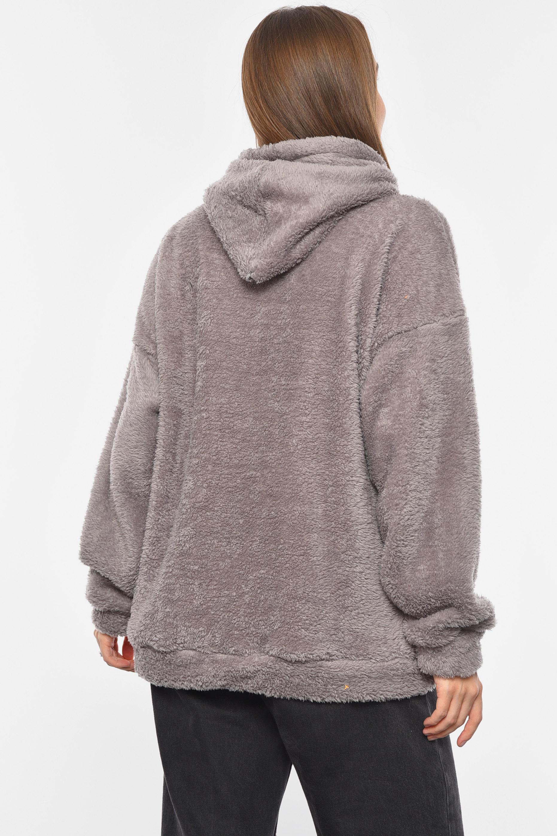 Худі жіноче тедді S-XL Мокко (190268) - фото 3