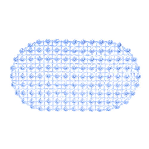 Коврик для ванной противоскользящий Stenson Пузыри 35x65 см Blue (R89348)