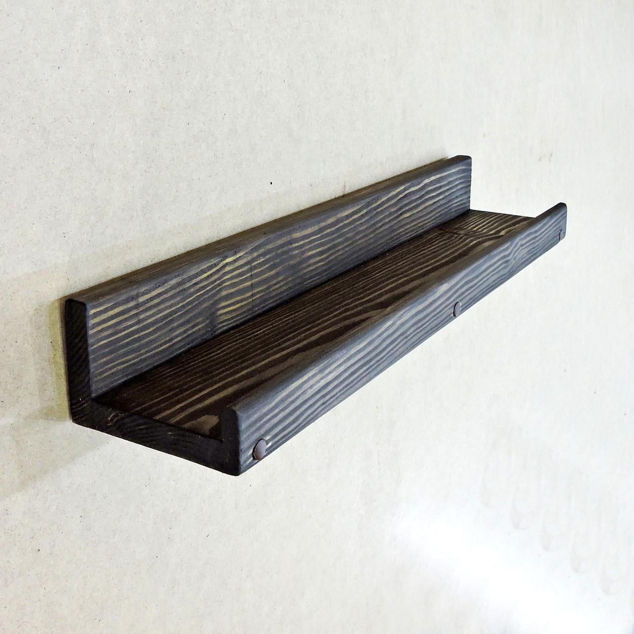 Полка настенная из дерева Хэнкок 60 см Морион (НСП-0031611)