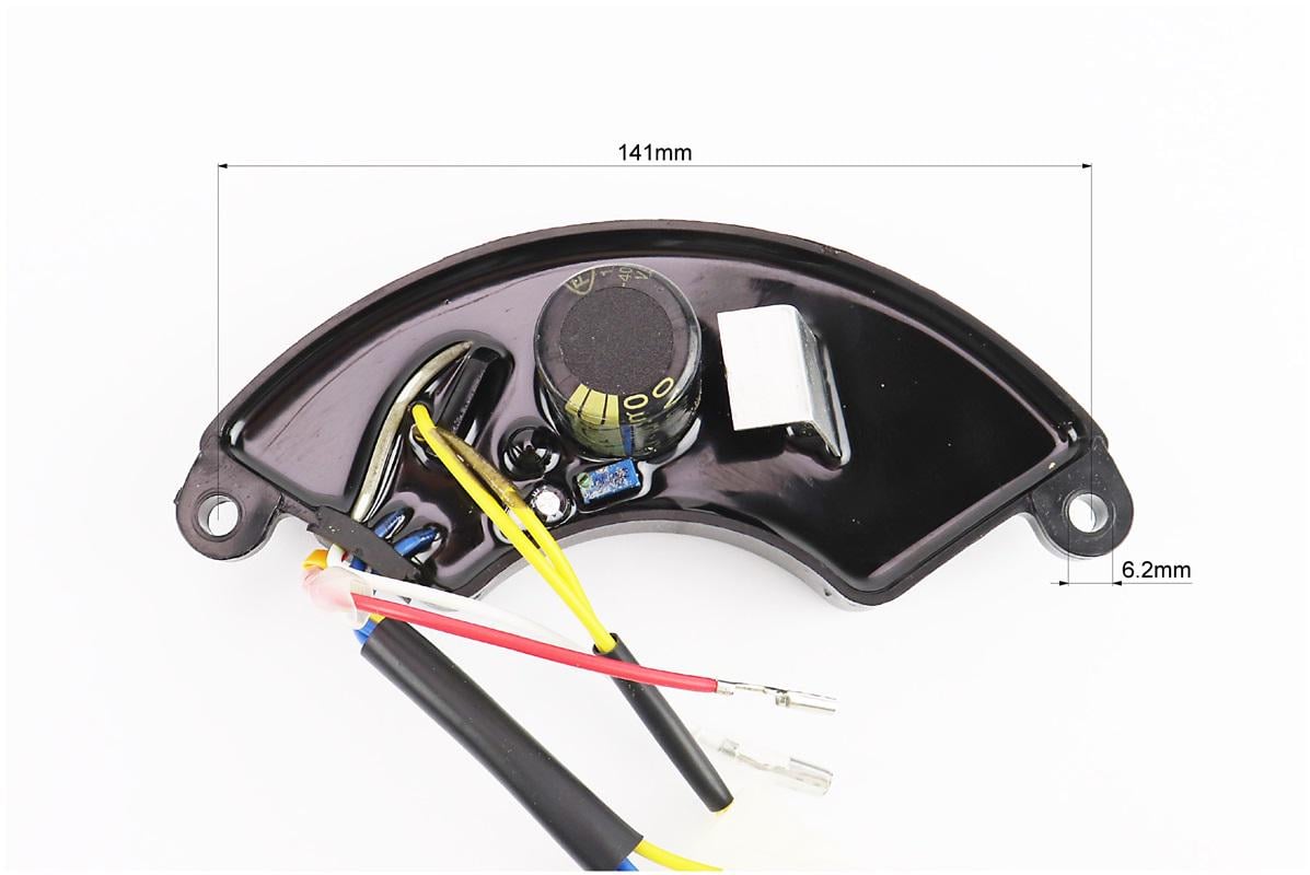 Реле напруги AVR трифазне до генераторів корпус/сегмент/пластик/контакти -2 мама/+ 2 тато/+ 4 тато/250 V/470µF 4-6 кВт - фото 2 Реле напруги AVR трифазне до генераторів корпус/сегмент/пластик/контакти -2 мама/+ 2 тато/+ 4 тато/250 V/470µF 4-6 кВт - фото 2