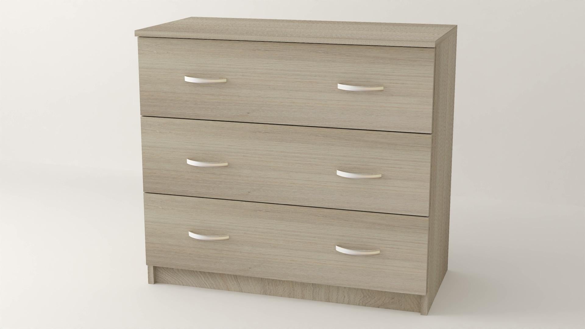 Комод Алекса ВК-6 99х38х72 см Дуб шамони светлый