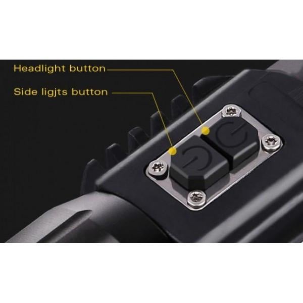 Фонарик ручной T6 WD-292 LED с подсветкой на аккумуляторе (J292) - фото 4 Фонарик ручной T6 WD-292 LED с подсветкой на аккумуляторе (J292) - фото 4