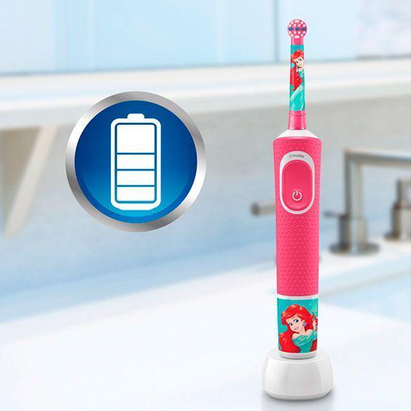 Щетка зубная электрическая Oral-B D100 Kids Princess Soft - фото 5