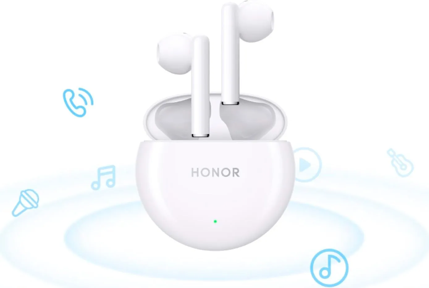 Навушники TWS Honor Earbuds X5 White - фото 4