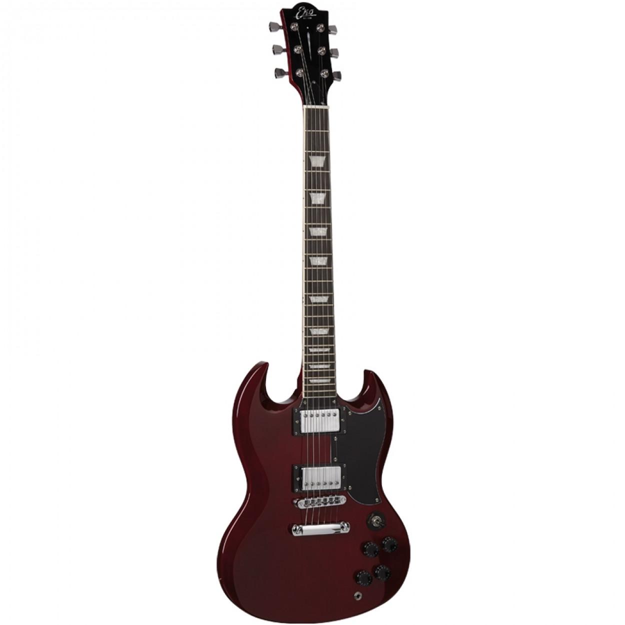 Електрогітара Eko Guitars DV-10 Trasparent Red (20169)