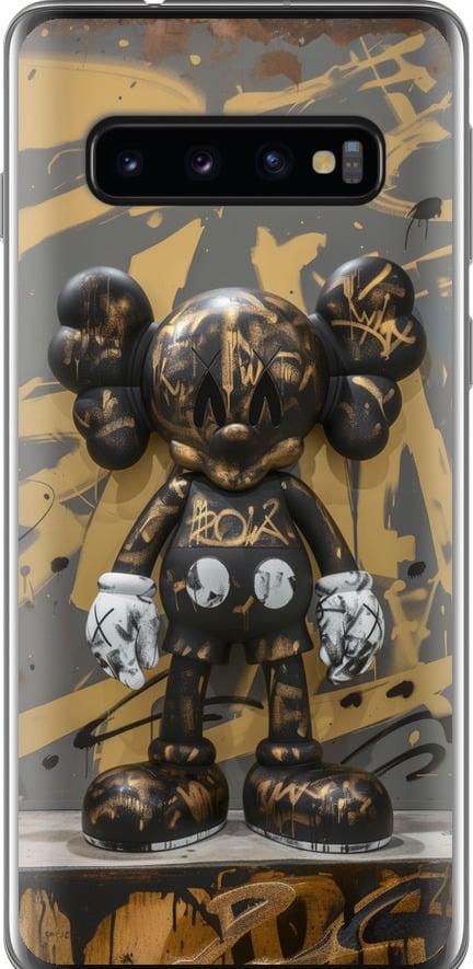 Чехол на Samsung Galaxy S10 Bronze kaws (6097u-1640-42517)