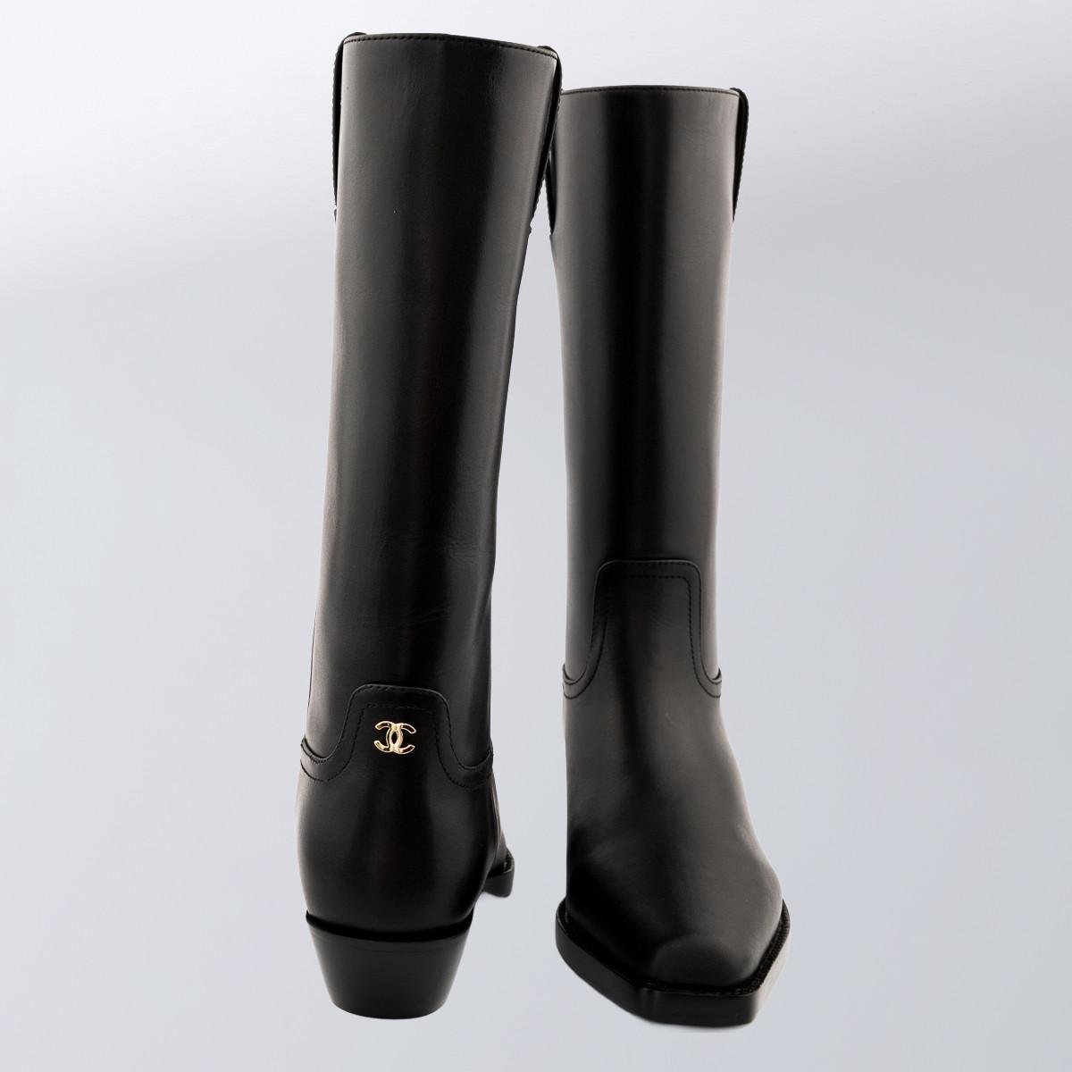 Чоботи жіночі повсякденні Chanel р. 39 Чорний (2797308539) - фото 4 Чоботи жіночі повсякденні Chanel р. 39 Чорний (2797308539) - фото 4
