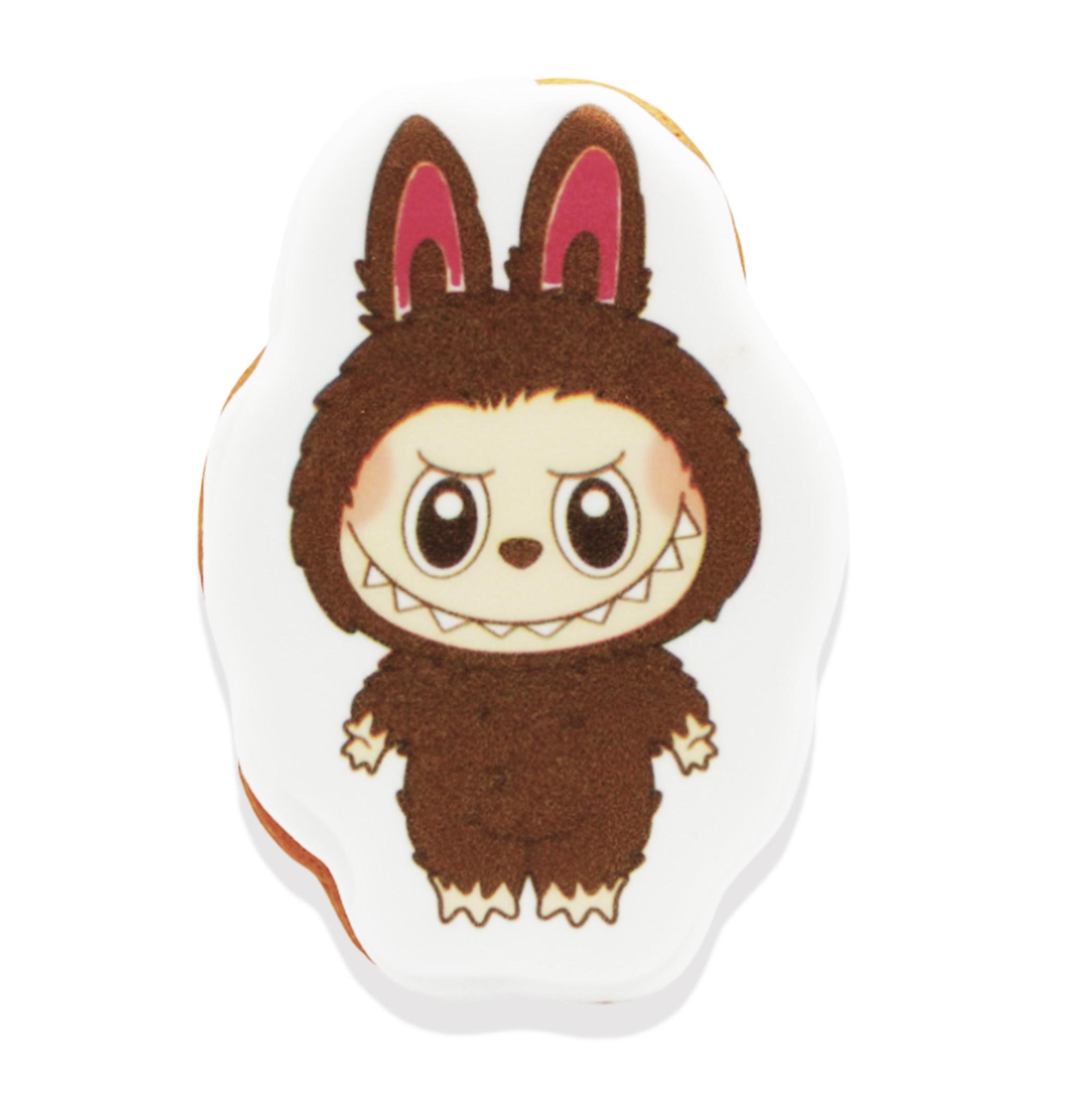 Пряник медово-імбирний з харчовим друком Крафт Печиво Лабубу 45 г Коричневий