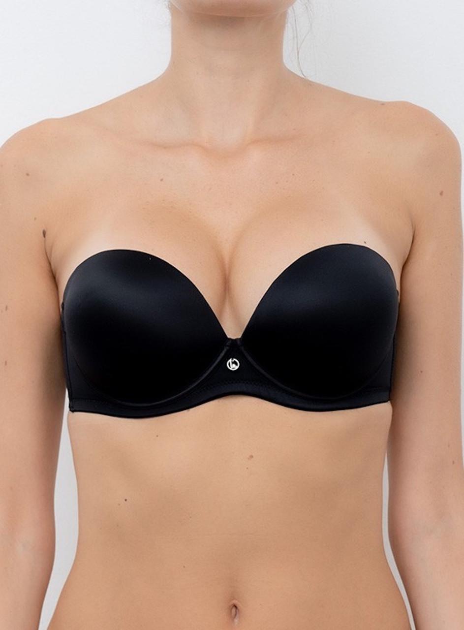 Бюстгальтер балконет push-up Lormar DoubleExtra Nero 70B Чорний (1975645378) - фото 2 Бюстгальтер балконет push-up Lormar DoubleExtra Nero 70B Чорний (1975645378) - фото 2