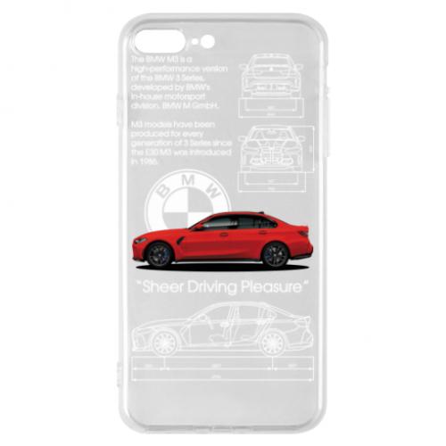 Чехол для iPhone 8 Plus BMW M3 Car