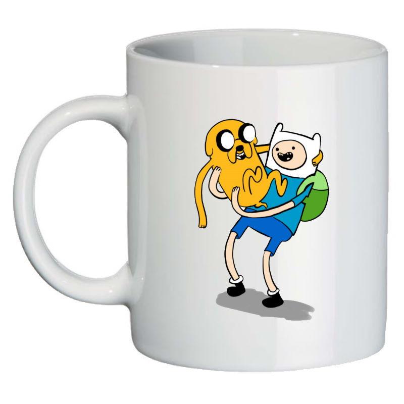 Кружка с принтом SuperCup Время приключений (SC-ATR-001)