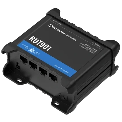 Маршрутизатор промисловий стільниковий Teltonika RUT901 з 4G LTE Wi-Fi (35681296) Маршрутизатор промисловий стільниковий Teltonika RUT901 з 4G LTE Wi-Fi (35681296)