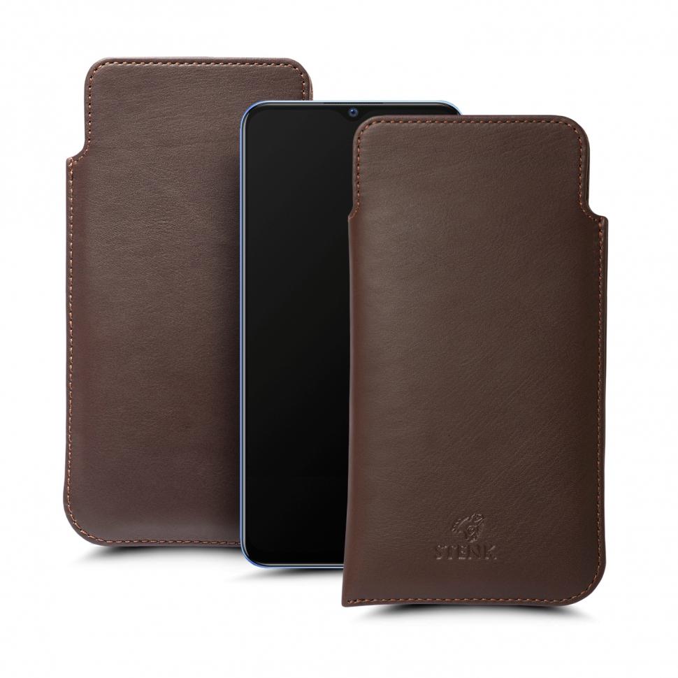 Футляр Stenk Elegance для Vivo Y31 Коричневый (68040)