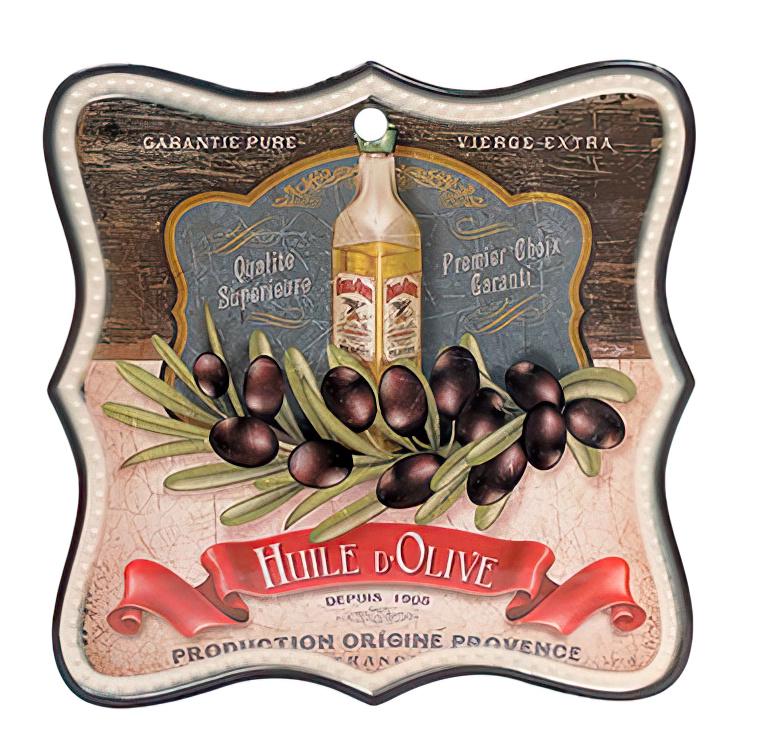 Подставка под горячее квадратная BonaDi 20 см Olives 6 (858-528)