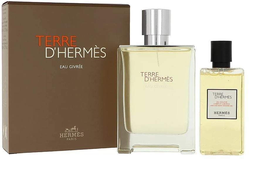 Подарочный набор для мужчин Hermes Terre d'Hermes Eau Givree парфюмированная вода 100 мл/гель для душа 80 мл (405317)