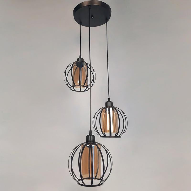 Люстра подвесная LightHouse NM-16461/3 Черный (16023)