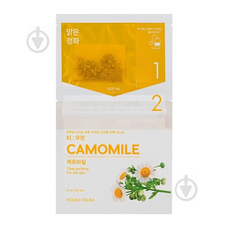 Чайная маска для лица "Ромашка" Holika Holika Tea Bag Mask Camomile 27 мл (8806334380519)