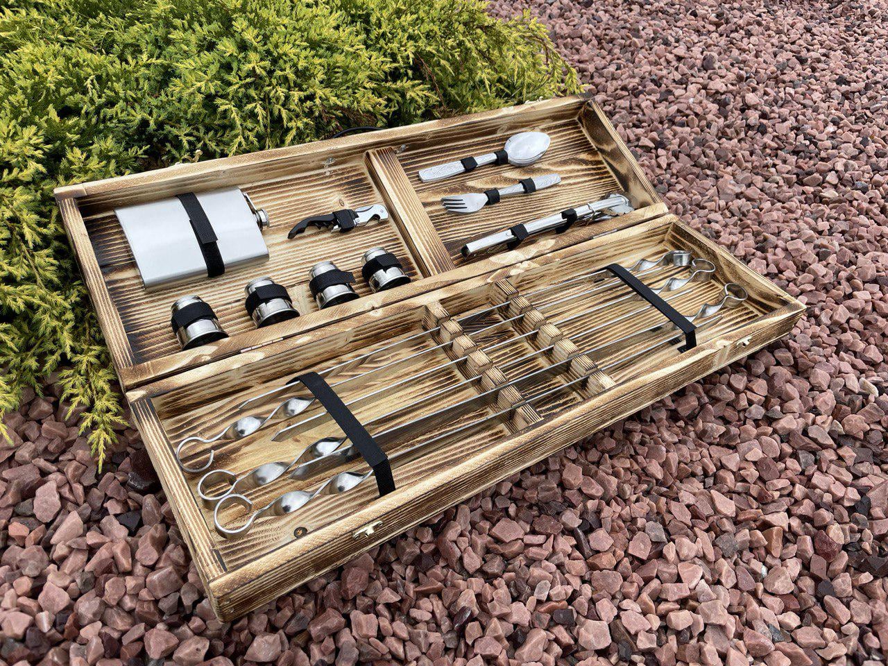 Набор шампуров в кейсе Eko Box-5 S