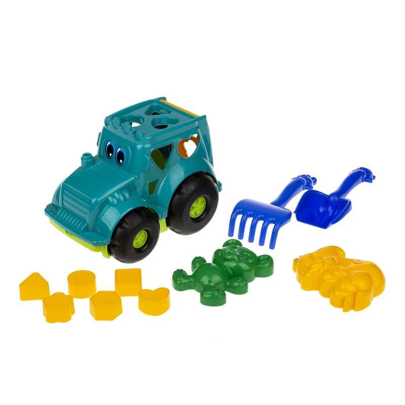 Сортер-трактор Коник №2 Colorplast 0336 Зелений (RLT23423s30266)