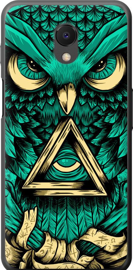 Чехол на Meizu M6s Сова Арт-тату (3971u-1364-42517)