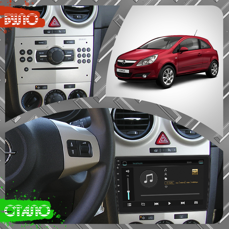 Магнитола штатная Lesko 9" для Opel Corsa D 2006-2010 2/32Gb/4G/ Wi-Fi Premium - фото 3