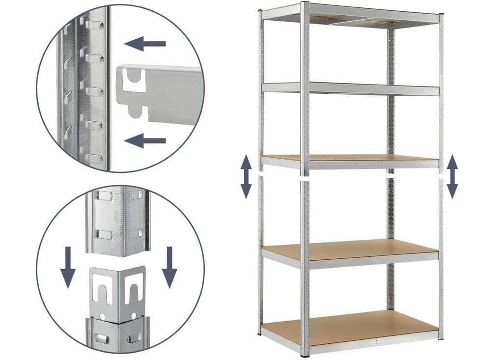 Стелаж металевий Homart G274 180х90х40 см (9910) - фото 6 Стелаж металевий Homart G274 180х90х40 см (9910) - фото 6