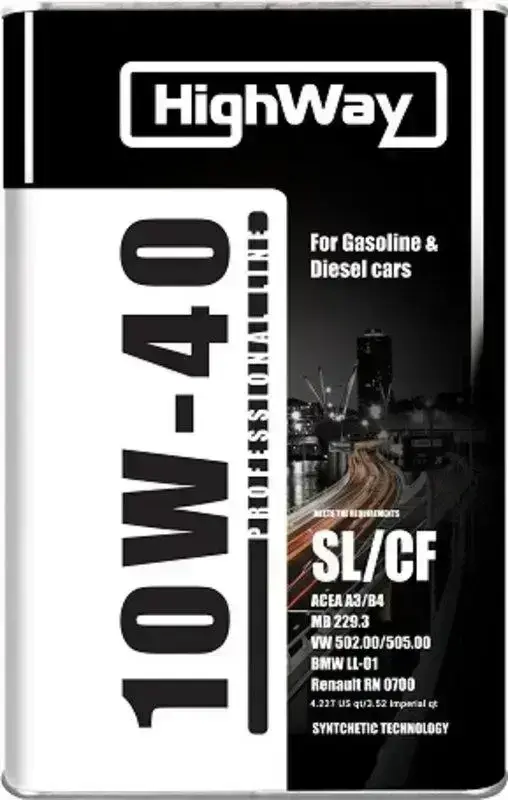Олива моторна HighWay 10W40 SL/CF 4l напівсинтетика
