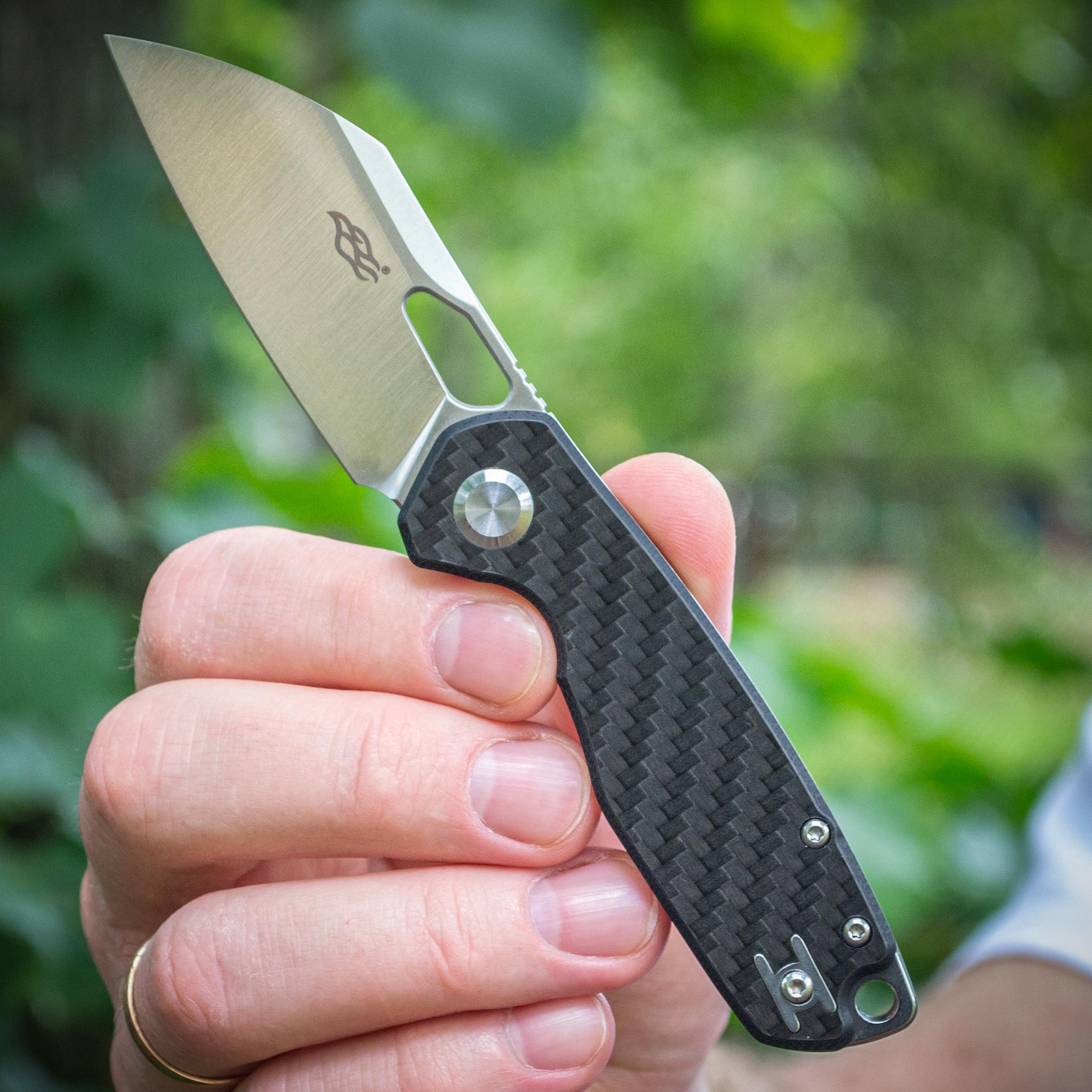 Ніж складаний Firebird FH924-CF сталь D2 Чорний карбон (FH924-CF) - фото 2