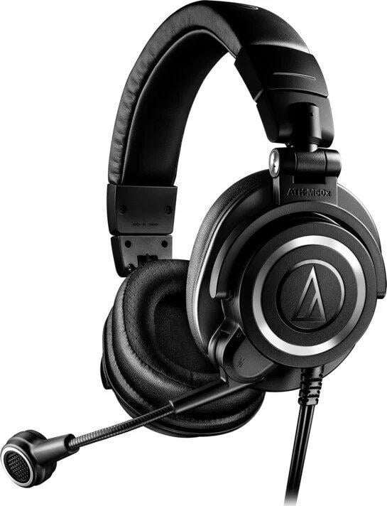 Навушники з мікрофоном Audio-Technica ATH-M50xSTS-USB Black (547603)