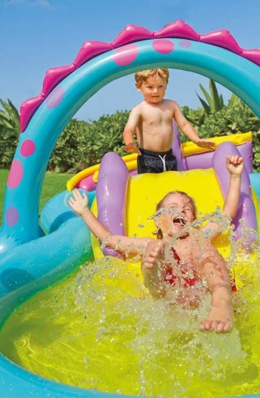 Бассейн надувной Intex игровой с горкой 333х229 см (57135) - фото 3 Бассейн надувной Intex игровой с горкой 333х229 см (57135) - фото 3