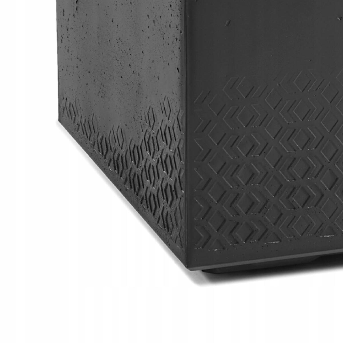 Вазон Lamela KARO 400x780x400 мм Антрацит (A-025912) - фото 4 Вазон Lamela KARO 400x780x400 мм Антрацит (A-025912) - фото 4