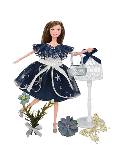 Кукла SK 032 C/24/2 с аксессуарами и украшениями для волос 30 см (25599975)