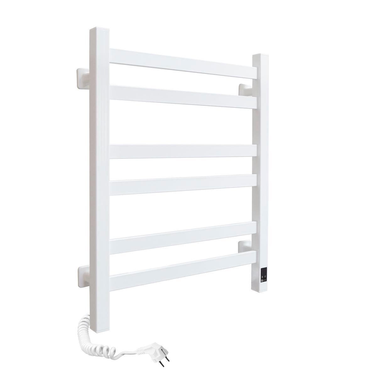 Полотенцесушитель Авангард Sensor левый с таймером 480х600 мм Белый