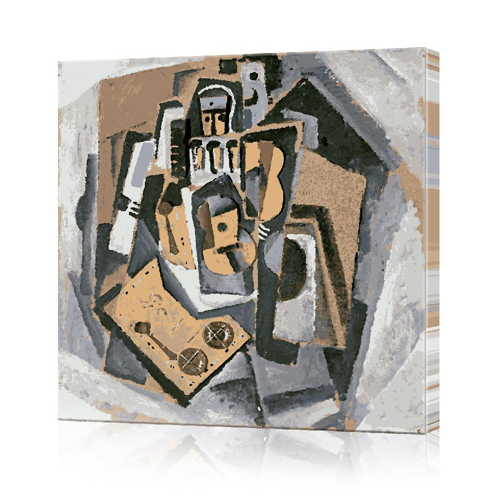 Картина по номерам ArtSale Абстракция PBN0001 30х30 см