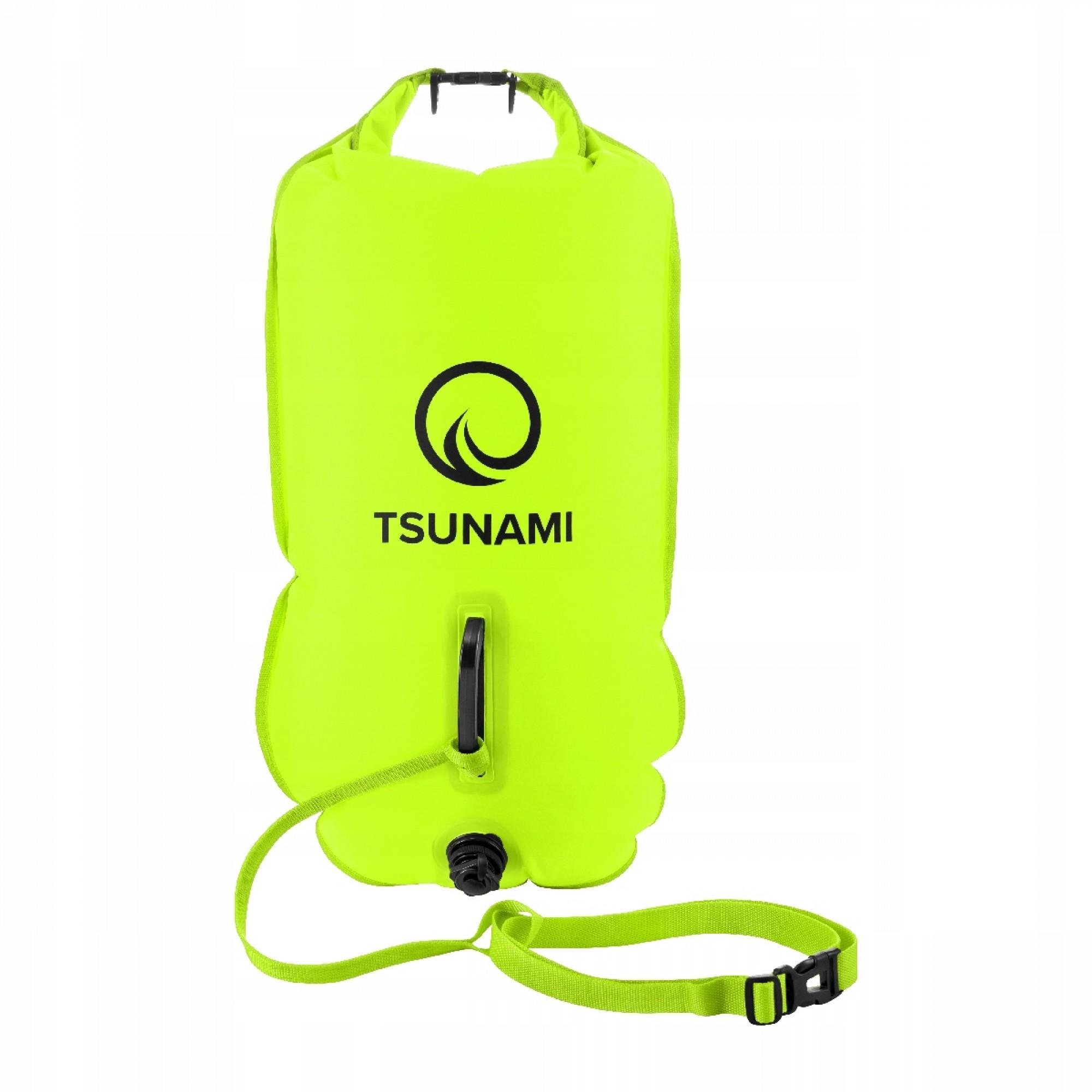 Буй для плавания TSUNAMI надувной 2в1 Yellow (P-5907739314024)