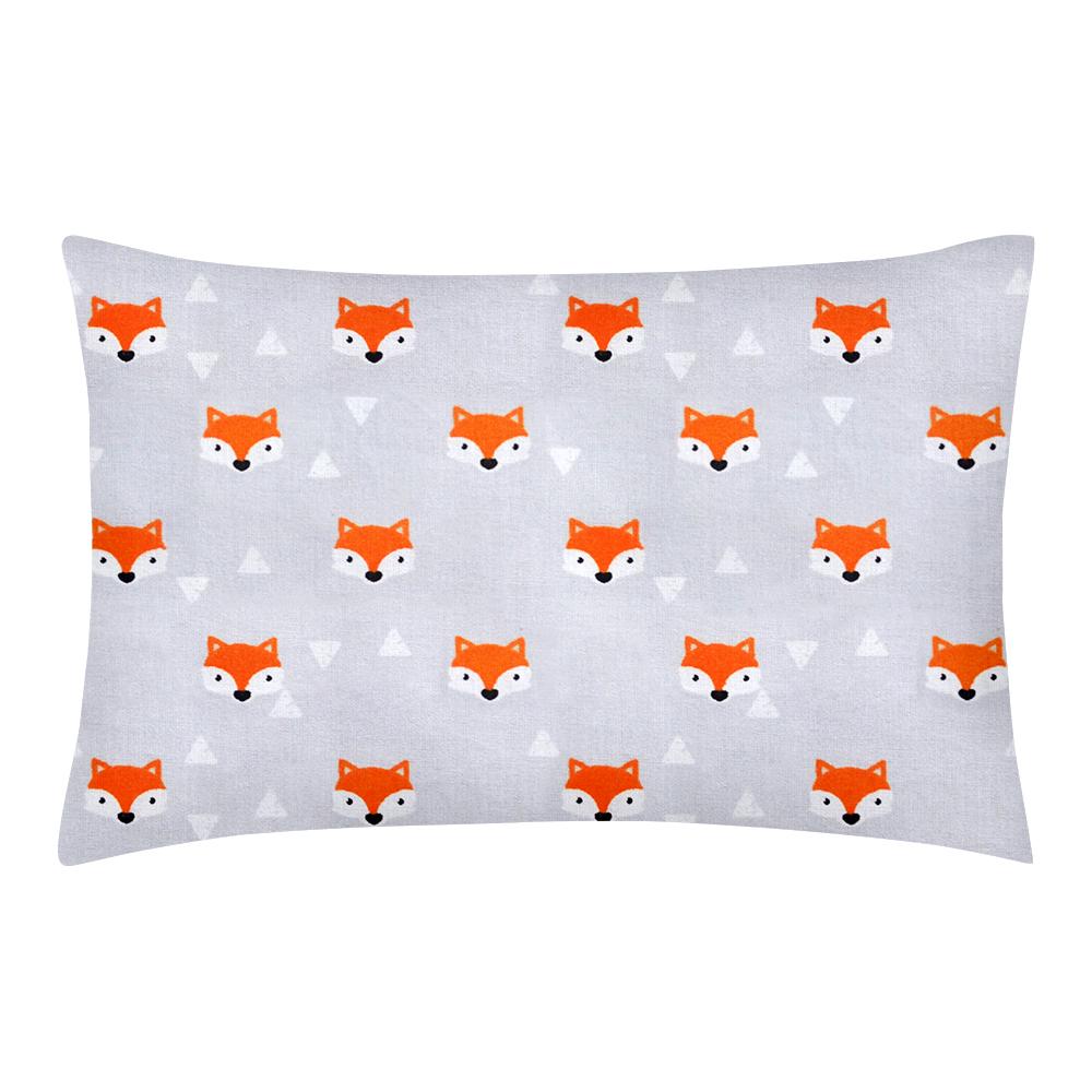 Наволочка евро FOXY FACE GREY 1 шт. 50х70 см