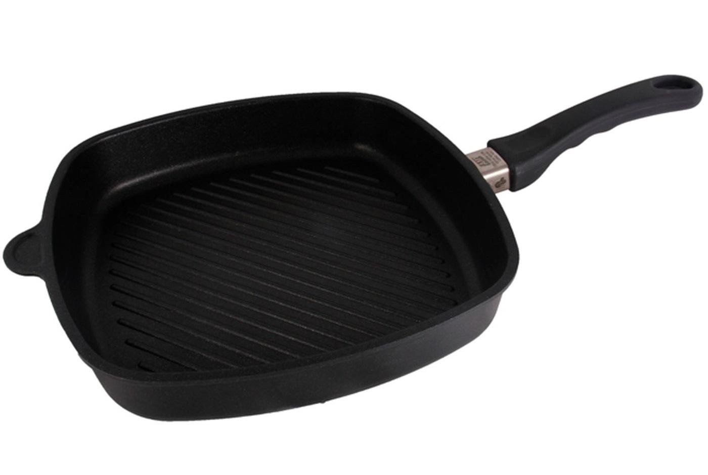Сковорода-гриль Amt gastroguss 28x28 см (e285bbq)