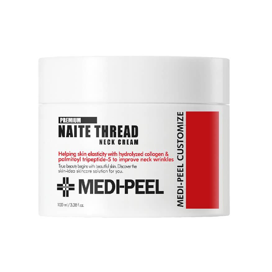 Подтягивающий крем для шеи с пептидным комплексом Naite Thread Neck Cream Medi-Peel 100 мл (8809409345550) - фото 1