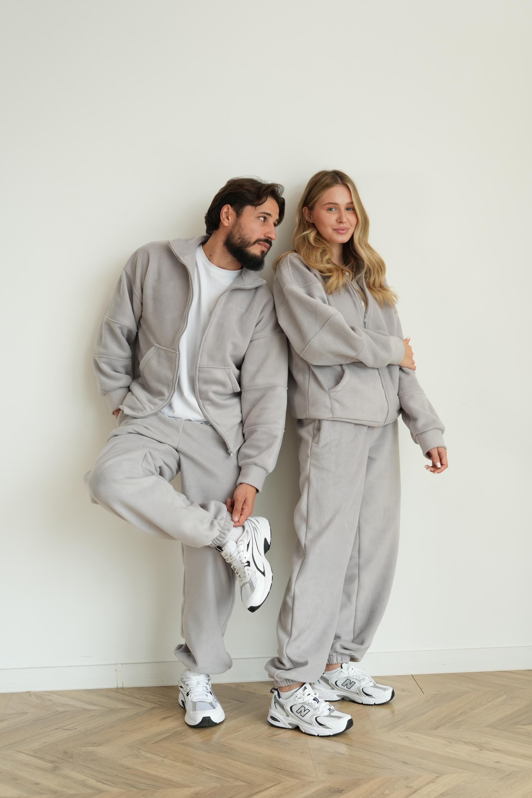 Костюм чоловічий флісовий CASUAL 3XL Світло-сірий (10304XXXLm) - фото 14 Костюм чоловічий флісовий CASUAL 3XL Світло-сірий (10304XXXLm) - фото 14