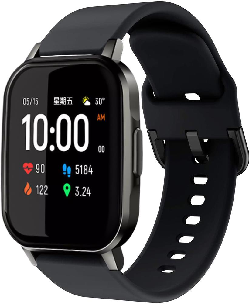 Ремешок Style для Haylou Smart Watch 2 LS02 Black (21062) - фото 1